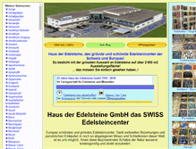 Tablet Screenshot of edelsteinzenter.ch